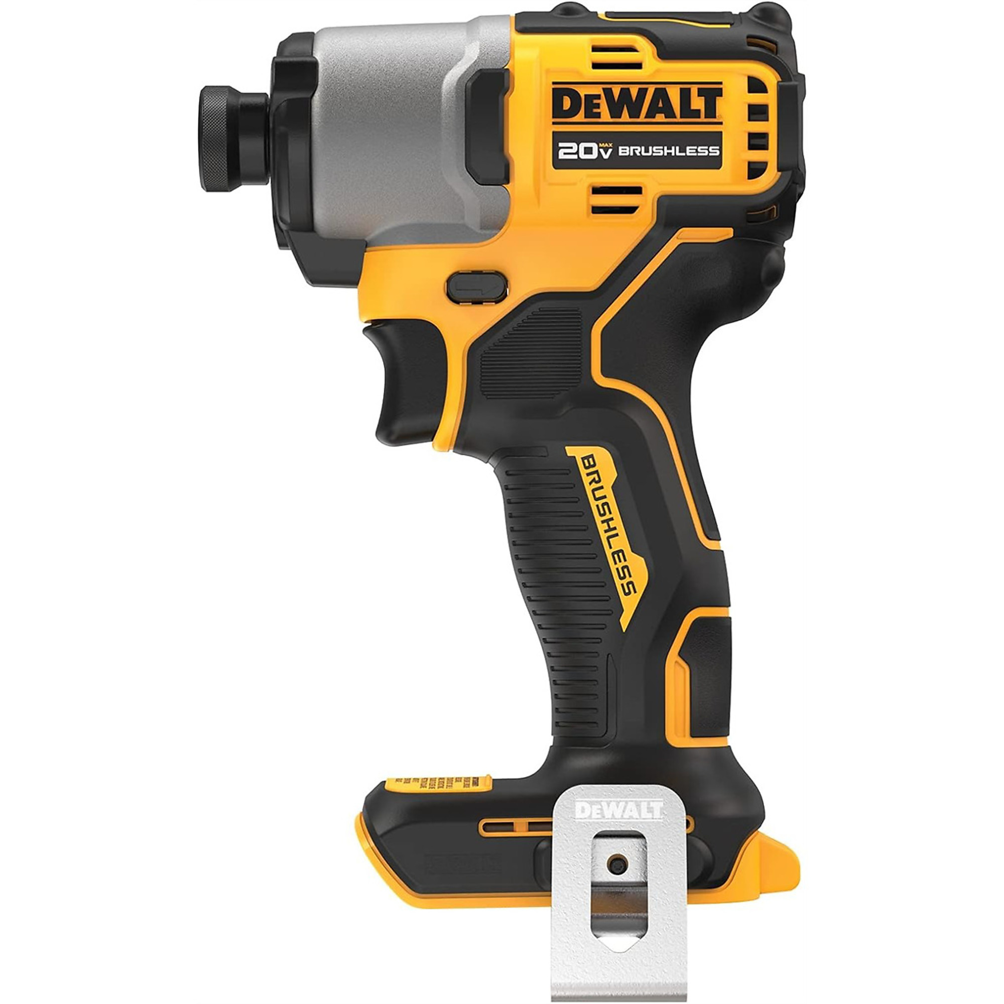 DeWalt 20V Max Brushless Cordless Impact Driver — 1/4in., 1,700in.-lb. Torque, 3,200 RPM, Tool Only, Model# DWTDCF840B
